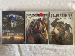 3 New Transformers DVD Movies
