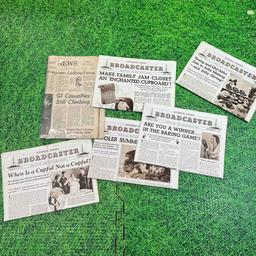vintage newspapers
