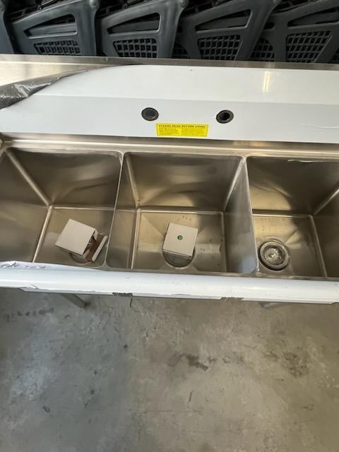 John Boos 3 Compartment Sink - E3S8-15-14
