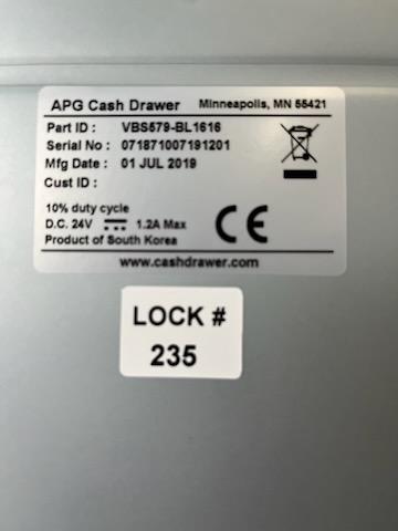 APG Cash Drawer - BFS579-BL1616