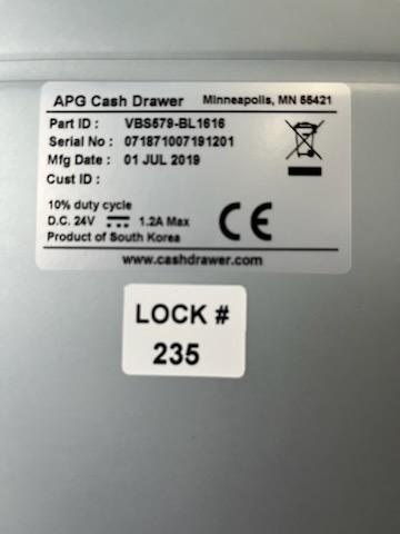 APG Cash Drawer - BFS579-BL1616