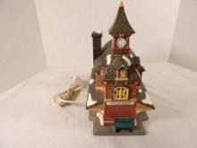 DEPARTMENT 56 THE ORIGINAL SNOW VILLAGE SERIES "VILLAGE STATION" 1992. WORKING AT TIME OF TAGGING.