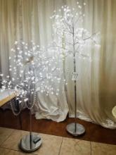 2PC LIGHTED LED TREES