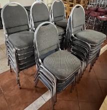 26PC UPHOLSTERED DINING CHAIRS