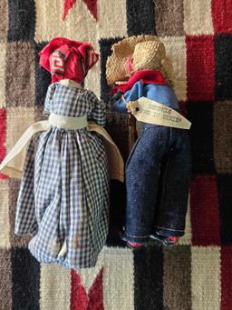 Antique Hillbilly Doll Set
