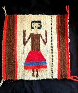 Native American hand woven mat