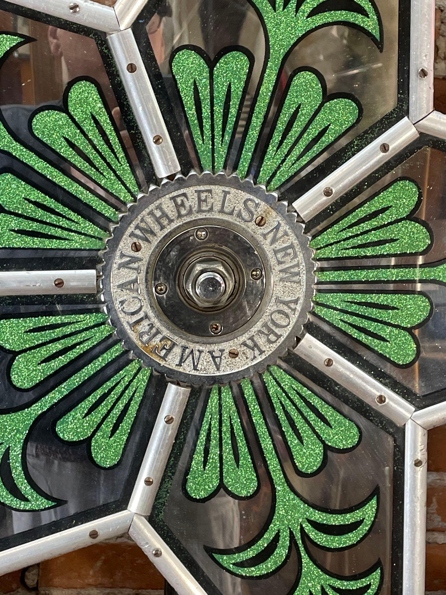 Large Antique Gambling Wheel
