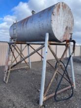 Diesel Fuel Tank On Stand, Gravity Fed