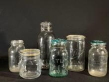 VTG Canning Jars (6)