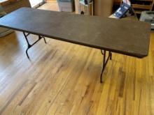 8 Foot Poly Folding Table