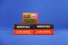 Ammo, American Eagle, and Pro Load 44 Rem Mag. 120 total rounds.