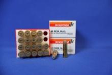 Ammo Winchester 41 Rem Mag. 40 total rounds.