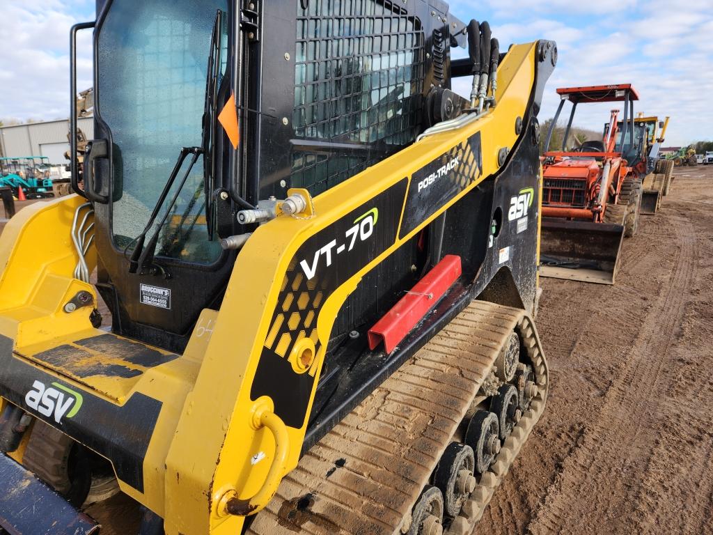 2019 Asv Vt70 Skid Steer