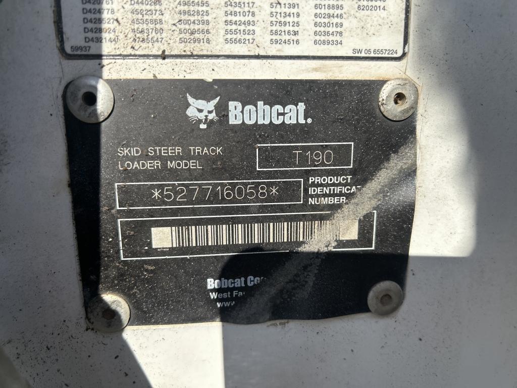 2005 Bobcat T190 Skid Steer