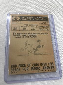 1959 Topps Bobby Layne #40
