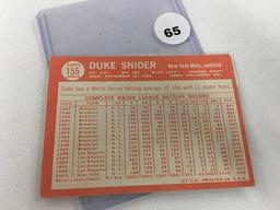 1964 Topps #155, Duke Snider
