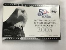2005 Silver Quarter Proof Set