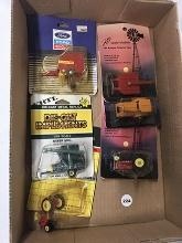 Lot of 6, Ertl 1/64 Scale, Tractor & Implements