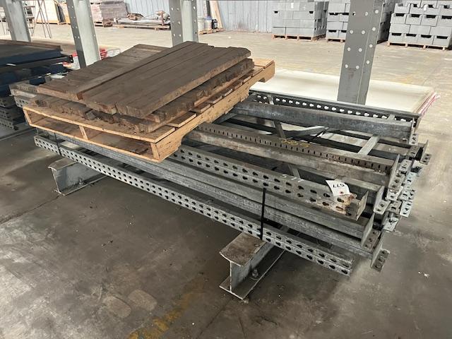 Galvanized Pallet Racking w/ Wood Slats