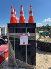 (250) NEW Safety Traffic Cones