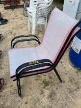 (2) Red Lawn Chairs