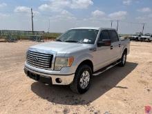2012 FORD F-150 CREW CAB PICKUP TRUCK ODOMETER READS 126749 MILES, VIN/SN:
