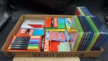 Cd Cases, Erasers, Highlighters, Notebooks & Permanent Markers