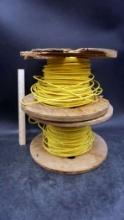 2 - Rolls Of Yellow Wire
