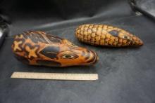 2 - Carved Gourds Animals