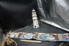 Lighthouse Statue & Tapestry