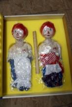 Raggedy Ann & Andy 16" Porcelain Collectors Dolls