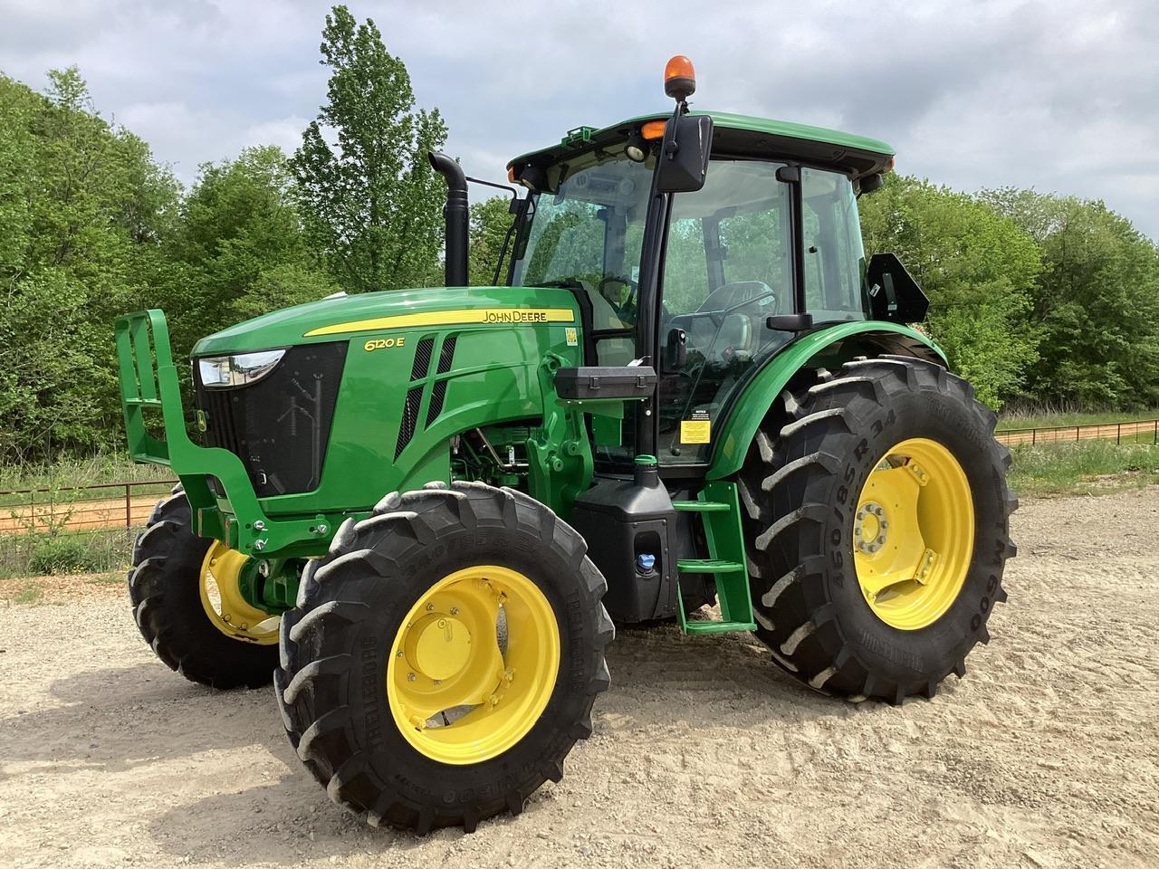 2023 John Deere 6120E Tractor MFWD Loader Ready