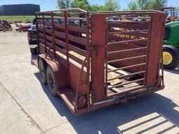 Tandem Axle Bumper Pull Trailer