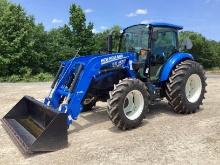 2017 New Holland T4.100 Tractor With 655TL Front End Loader