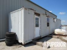8'W x 8'H x 40'L Shipping Container, Converted to