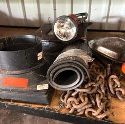 Lot of Misc. Lights, Chains, etc.