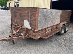 16 foot Utility Trailer - Needs a tire