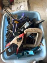Box of Misc. Clamps