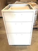 3 Drawer Metal Base Cabinets 32 in x 215/8 in x 18 in - Qty. 3x Money - New in Box