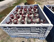Crate of 25 Gas Cylinders