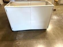 2 Metal Cabinet 35.25 in x 21 5/8 x 48 in - Under Counter Mount - New in Box