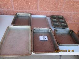6 Asst Baking Pans