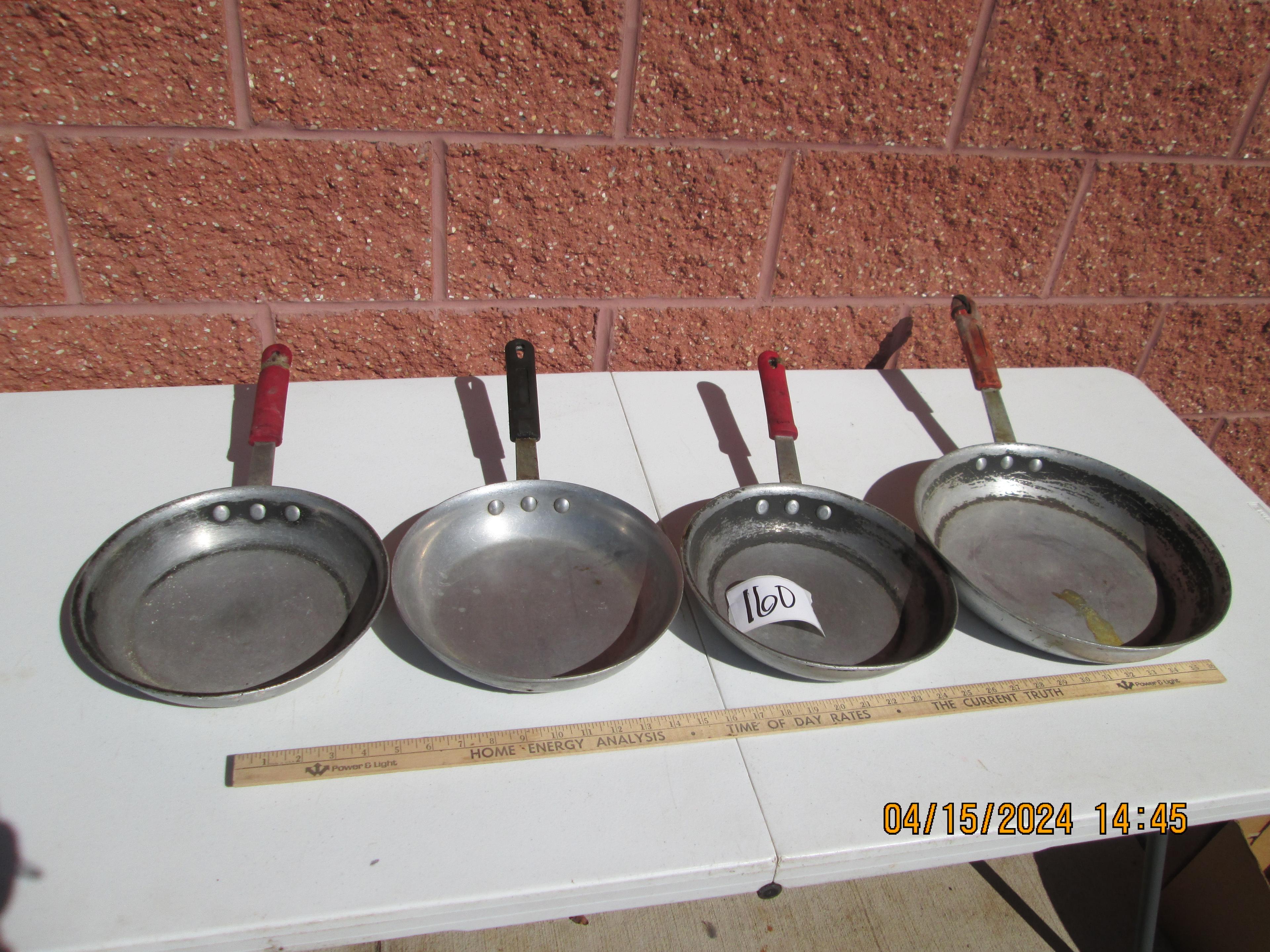 Commercial Alum Frying Pans