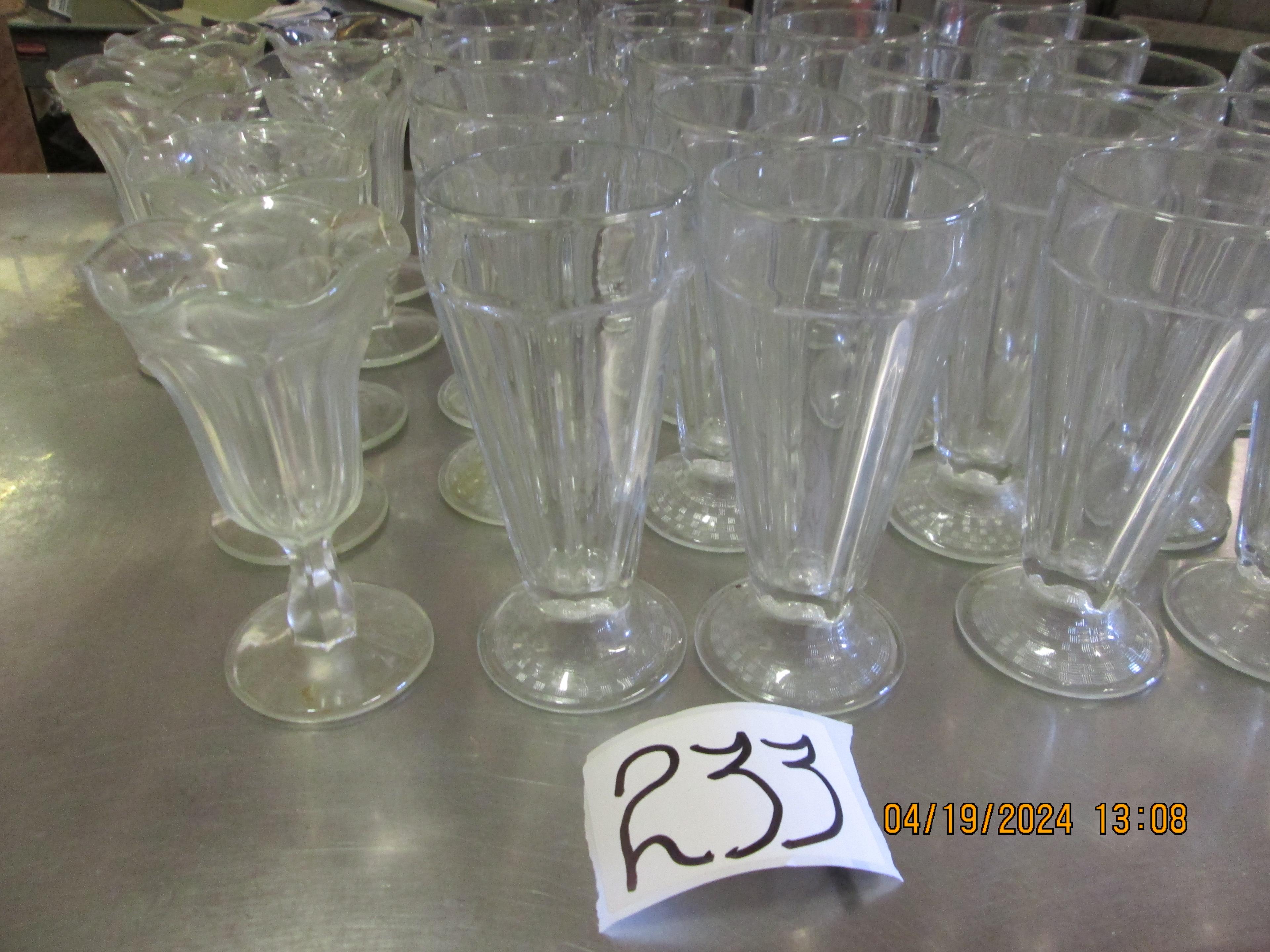 30 assorted malt glasses