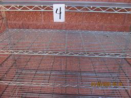 Heavy Duty Wire Shelving Rack on Casters