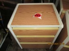 3 Drawer Nightstand-storage Cabinet On Casters