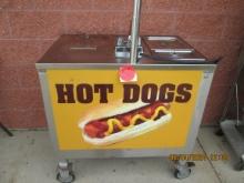 Hot Dog Vending Cart Has Coldwell, Hot Well And Sink