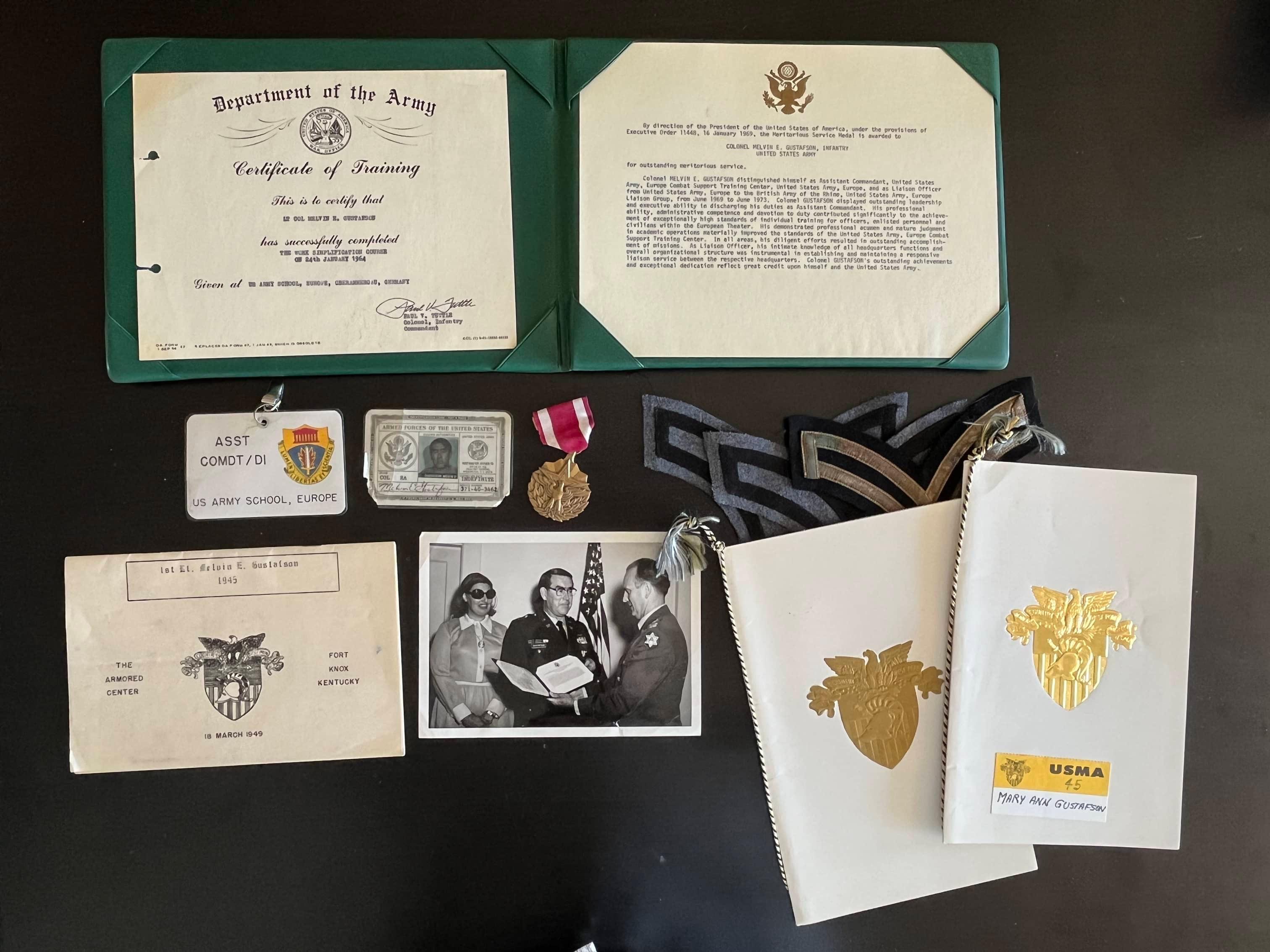 Lot to a 1945 West Point U.S. Army Officer/Graduate