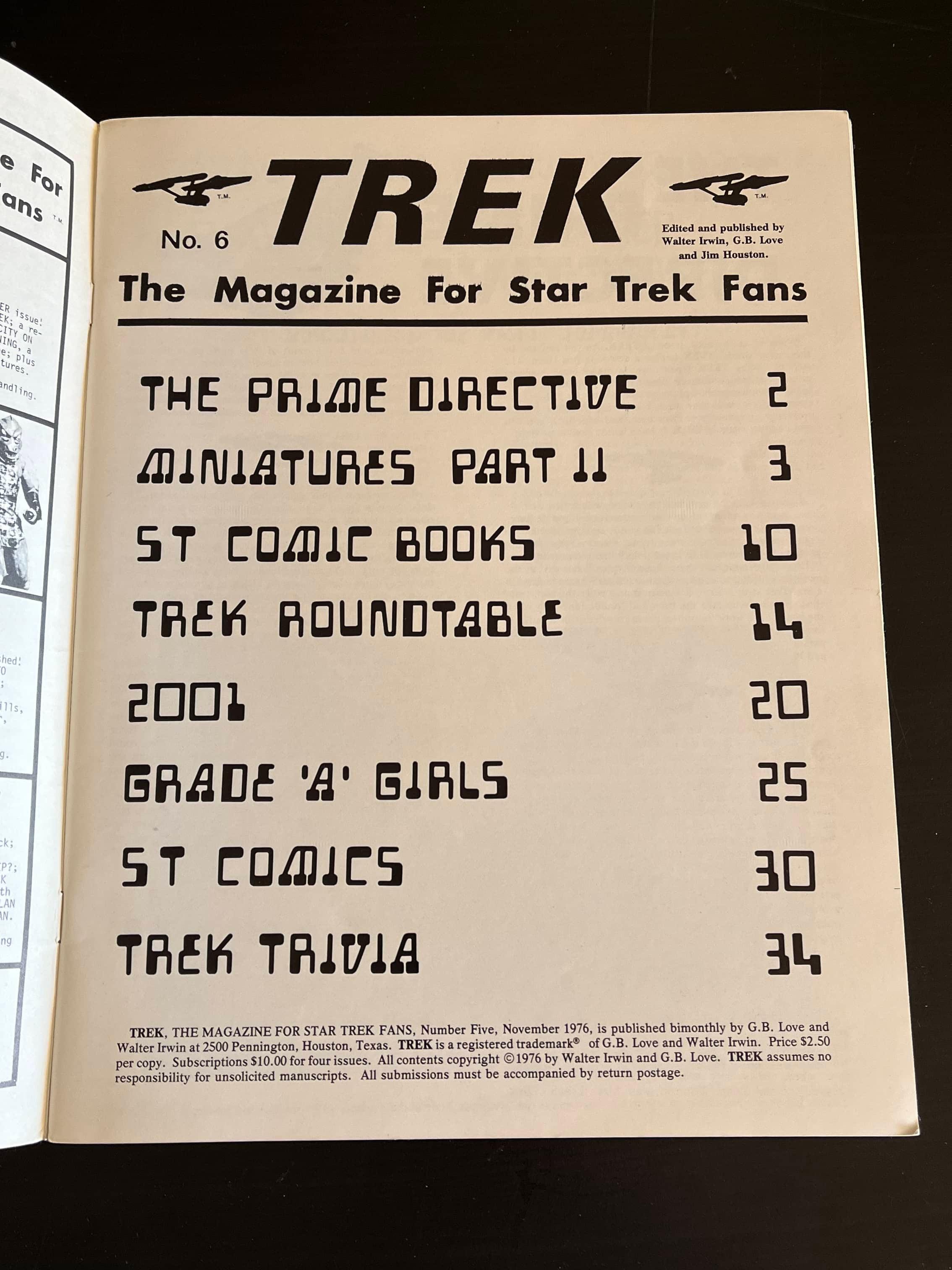 Trek Magazine #6/1976