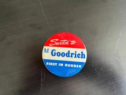 WWII "Switch to B.F. Goodrich" Button/Pin (3")